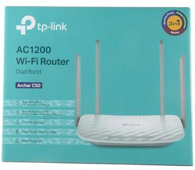 TP-Link Archer C50 V3 AC1200 Draadloze Dual Band Router - thumbnail