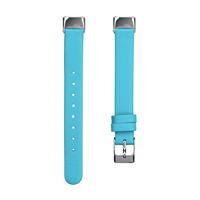 Fitbit Luxe - Leren bandje - Maat: Small - Blauw - thumbnail