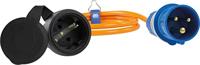 AS Schwabe 62435 Camping-CEE-adapterkabel 16 A 3-polig 1 stuk(s) - thumbnail