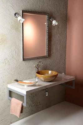 Wastafelmengkraan Sapho Antea 2-knop Gebogen Hoog 30 cm Chroom / Goud (incl. pop-up waste)