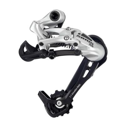 SRAM achterderailleur "x5" rear derail. "x5" 9-sp long cage sil.