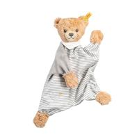 Steiff Knuffeldier 239915 Slaapgoed-beer knuffeldoek, schattig knuffeldier, jongens, meisjes en baby's vanaf 0 maanden, pluche dier 30 cm, lichtgrijs - thumbnail
