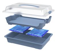 Rotho fresh partybutler serveertray cool & horizon blauw - thumbnail