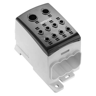 Weidmüller 2730360000 Verdeelblok Schroeven Zwart 1 stuk(s)