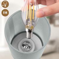 Tafellamp Jasmin -Set van 2 - Grijs - Dimbaar - thumbnail