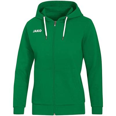 JAKO 6865K Jas Met Kap Base Kids - Sportgroen - 140 - thumbnail