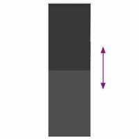 Rolgordijn verduisterend 70x210cm stofbreedte 65,7 cm polyester - thumbnail