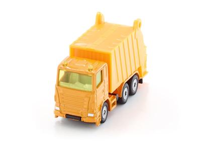 Siku 0811 Vuilniswagen 8,7cm oranje
