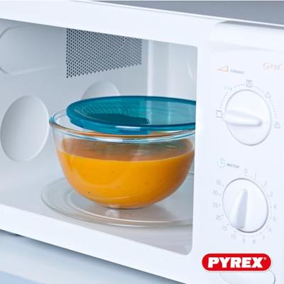 Set Lunchboxen Pyrex Transparant Turkoois 5 Onderdelen