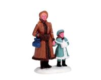 Lemax a day in town kerstdorp figuur type 2 Caddington Village 2017 - thumbnail