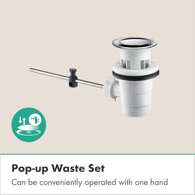 Hansgrohe Zesis S Wastafelmengkraan 24 cm Chroom