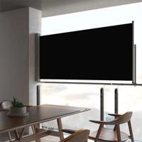VidaXL Tuinscherm uittrekbaar 60x300 cm zwart - thumbnail