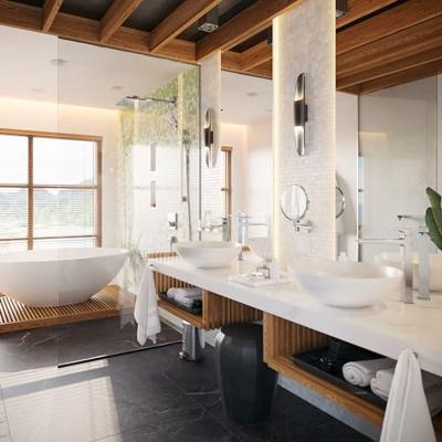 Hansgrohe Addstoris make-up spiegel 3x vergroting chroom 41791000 Hansgrohe Addstoris make-up spiegel 3x vergroting chroom 41791000