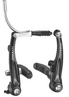 Kt Knijpremset tero v-brake zwart - thumbnail