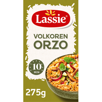 Lassie Volkoren Orzo 275g bij Jumbo Lassie Volkoren Orzo 275g bij Jumbo