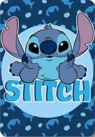 Stitch Feather Fleece deken 100 x 140 cm - thumbnail