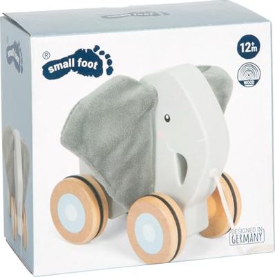 Small Foot - houten trekolifant met knisperende oren
