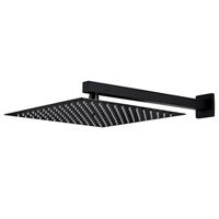 Douchesysteem roestvrij staal 201 zwart - thumbnail