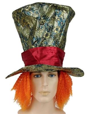 Hoed Mad Hatter met haar