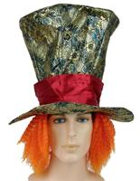 Hoed Mad Hatter met haar - thumbnail