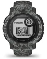 Garmin Instinct 2, Camo-Edition, Rugged Outdoor Watch with GPS, Built for All Elements, Multi-GNSS Support, Tracback Routing and More, Graphite camo - thumbnail