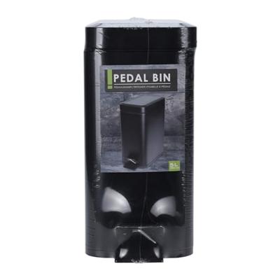 Excellent Houseware pedaalemmer 5 l matzwart