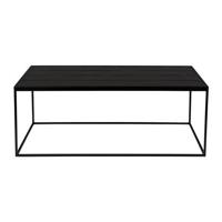 Zuiver Salontafel 'Glazed' Keramiek, 93 x 43cm, kleur Zwart - thumbnail