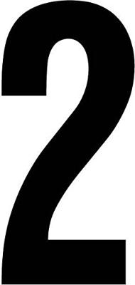 RZB 99223.003.2 Huisnummerbord Zwart