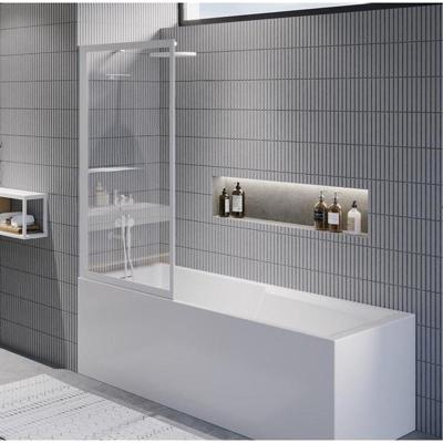 Badwand Riho Lucid GD501 Omkeerbaar Verstelbaar Aluminium 150x80 cm Mat Wit Badwand Riho Lucid GD501 Omkeerbaar Verstelbaar Aluminium 150x80 cm Mat Wit