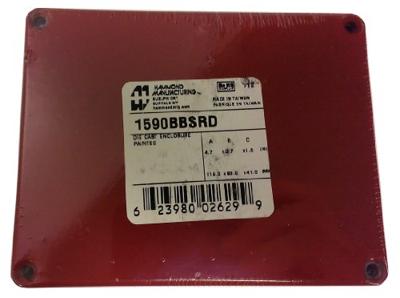 Hammond Electronics 1590BBSRD Universele behuizing 120 x 94 x 42 Aluminium Rood 1 stuk(s)