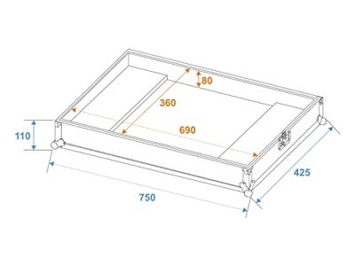 ROADINGER Flightcase ICE-100/ICE-101 - thumbnail