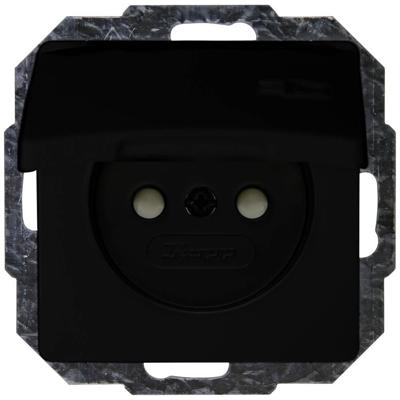 Kopp 944850084 Wandcontactdoos Inzetstuk Paris Zwart (mat) 1 stuk(s)