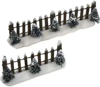 Luville General Fence wooden with trees 2 pieces - thumbnail