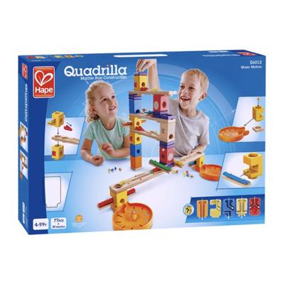 Hape Quadrilla houten knikkerbaan music motion, 97dlg. Hape Quadrilla houten knikkerbaan music motion, 97dlg.