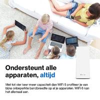 Linksys Mx5300-Eu Velop Mx5300 Triple Band Wi-Fi 6 (Ax) Multiroom Intelligent Mesh-Systeem,één maat - thumbnail