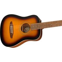 Fender California Series Redondo Mini 1/2 Sunburst akoestische westerngitaar - thumbnail