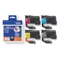 Brother LC-521VAL inktcartridge Value pack - thumbnail