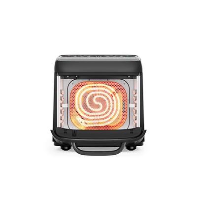 Princess 01.182494.01.001 Airfryer 12.6 l Anti-aanbaklaag, Digitale timer, Controlelampje Zwart