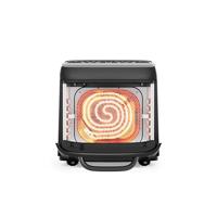 Princess 01.182494.01.001 Airfryer 12.6 l Anti-aanbaklaag, Digitale timer, Controlelampje Zwart - thumbnail