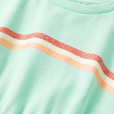 Kinderjurk met trekkoord 104 felgroen Kinderjurk met trekkoord 104 felgroen