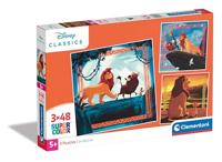 Clementoni supercolor puzzel the lion king 3x48 stukjes - thumbnail