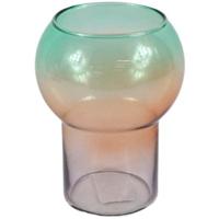 Vaas Osha glas meerkleurig 16 cm | 24 stuks - thumbnail