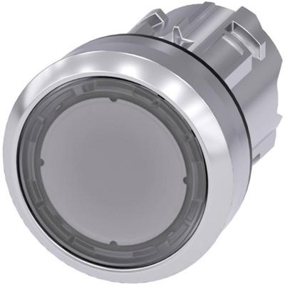 Siemens 3SU10510AB700AA0 3SU1051-0AB70-0AA0 Verlichte druktoets Bedieningsknop vlak, Metalen frontring, Hoogglans Knop Helder 1 stuk(s) Piece Siemens 3SU10510AB700AA0 3SU1051-0AB70-0AA0 Verlichte druktoets Bedieningsknop vlak, Metalen frontring, Hoogglans Knop Helder 1 stuk(s) Piece