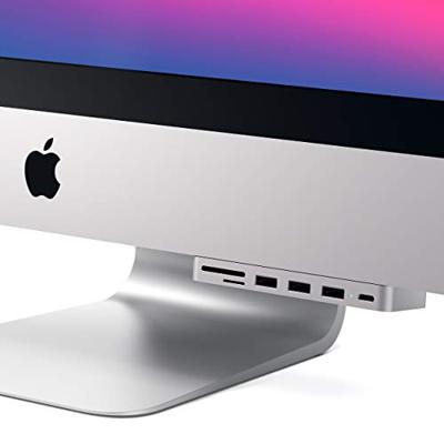 Satechi USB-C Hub Aluminium Clamp Pro zilver