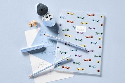 Faber Castell Puntenslijper grip trio sky blue