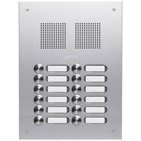 Grothe TS 787 2-6 Buitenunit voor Deurintercom Zilver - thumbnail