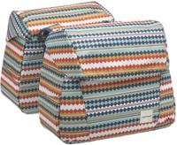 New Looxs dubbele fietstas Joli Diamond Spring 37 liter multicolor - thumbnail