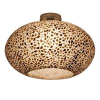 VillaFlor Plafondlamp Wangi gold Ufo Ø 40 cm beige - thumbnail