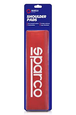 Kussentje voor veiligheidsgordel Sparco SPC1209RD Rood