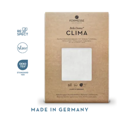 Bella Donna Bella Donna Clima Moltonhoeslaken Wit 120x190-130x220